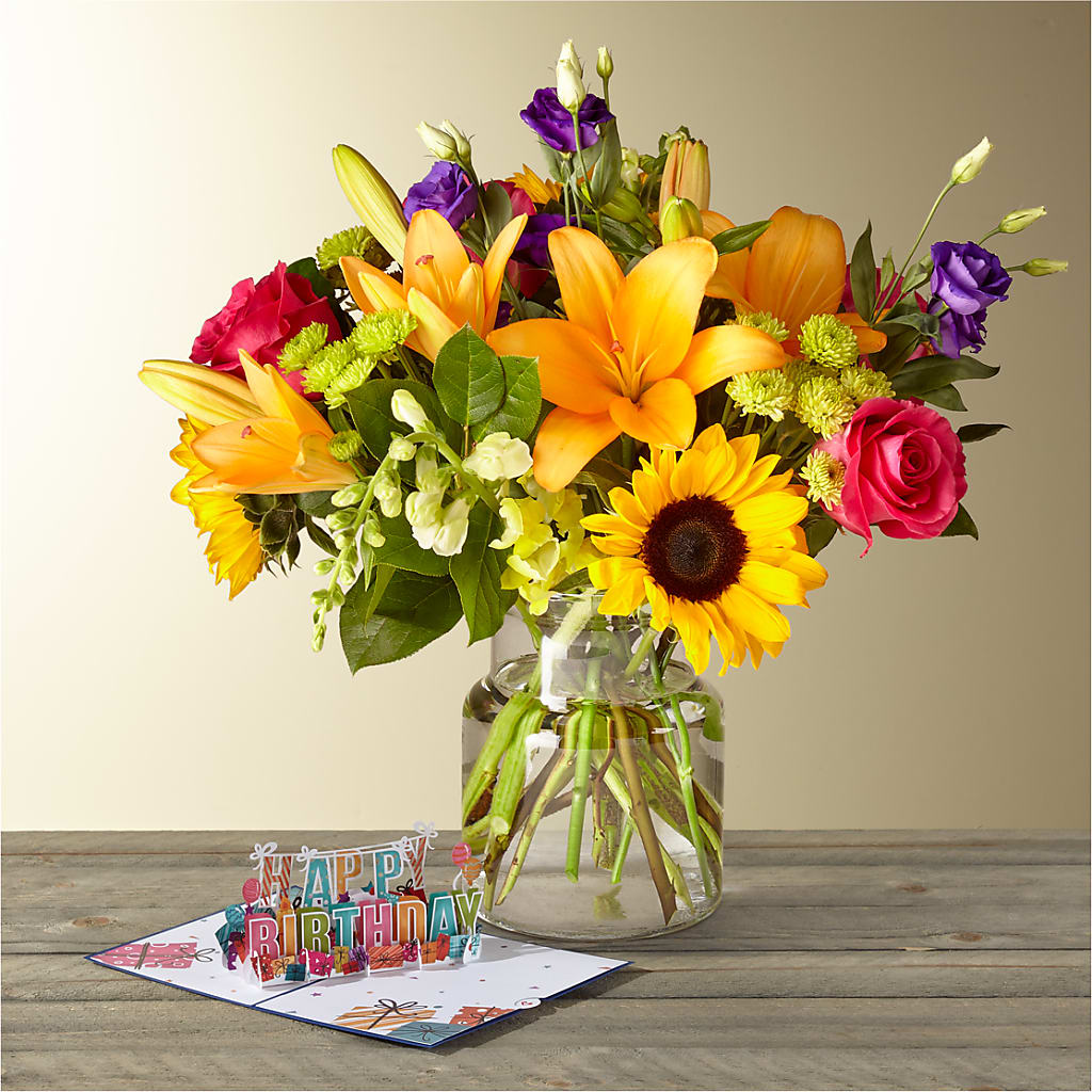 Best Day Bouquet & Lovepop® Birthday Pop-Up Card